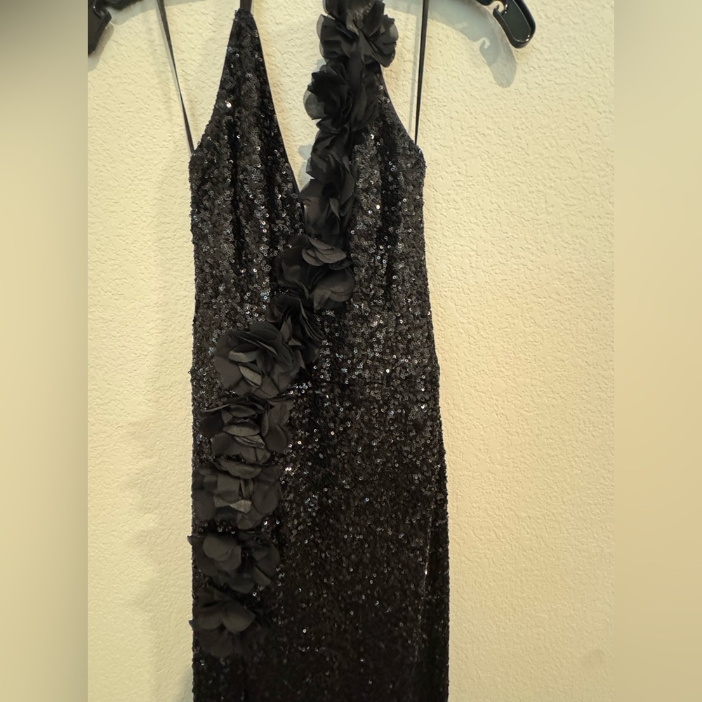 Helsi Black Sequin Formal Dress